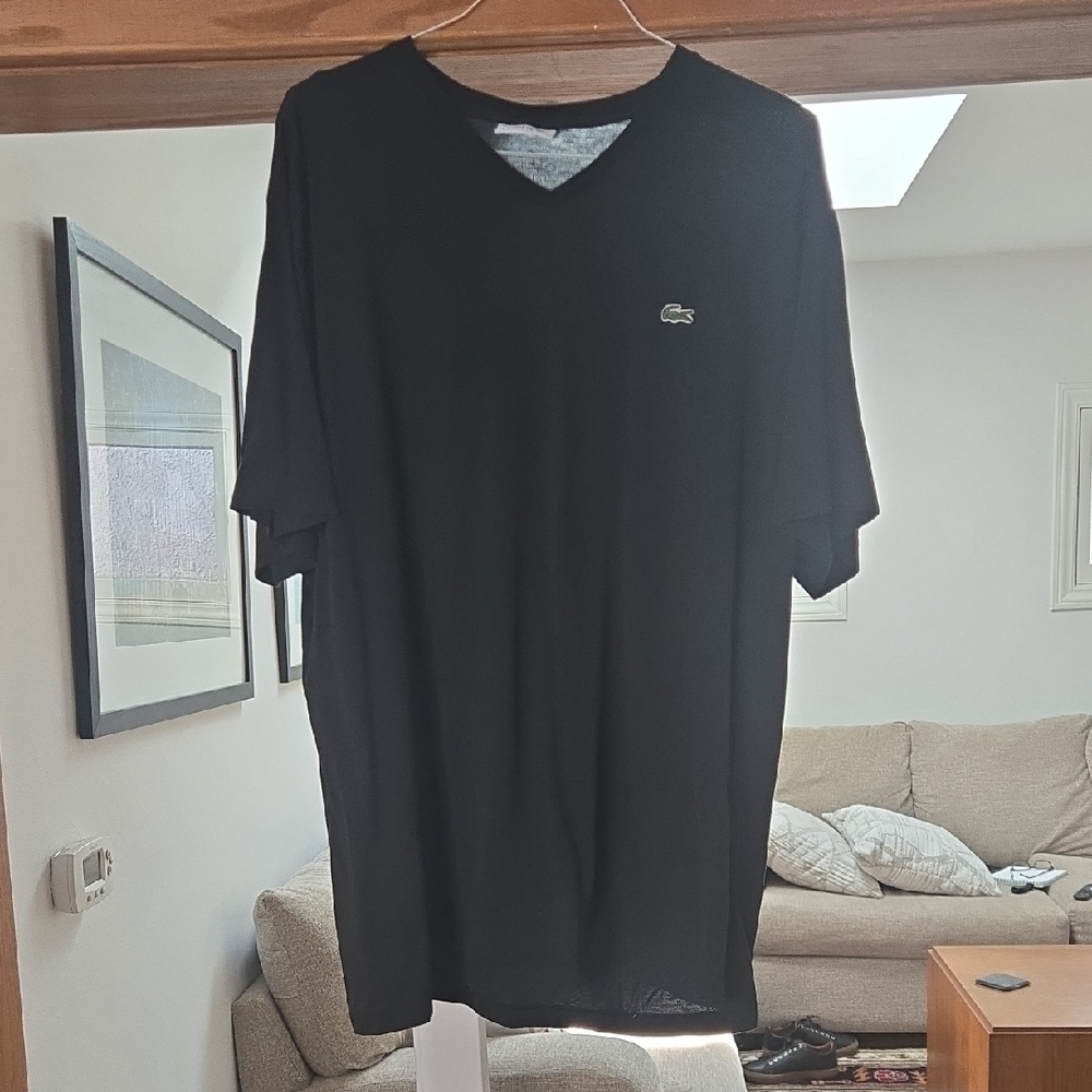 Lacoste Men's Black Short Sleeve Tee